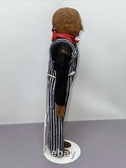 11 Vintage Wooden Appalachian'Poppet' 1930-40 Hand Carved Wood Folk Art Sa