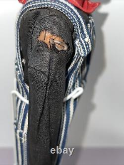 11 Vintage Wooden Appalachian'Poppet' 1930-40 Hand Carved Wood Folk Art Sa