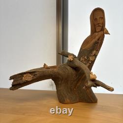 14 Religious Santos Natural Wood Carving ERNESTO SALAZAR Folk Art 2006 Taos NM