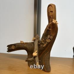 14 Religious Santos Natural Wood Carving ERNESTO SALAZAR Folk Art 2006 Taos NM