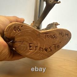 14 Religious Santos Natural Wood Carving ERNESTO SALAZAR Folk Art 2006 Taos NM