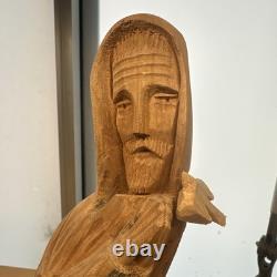 14 Religious Santos Natural Wood Carving ERNESTO SALAZAR Folk Art 2006 Taos NM