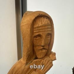 14 Religious Santos Natural Wood Carving ERNESTO SALAZAR Folk Art 2006 Taos NM