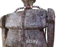 18 Inch Vintage Primitive Handmade Wood Skeleton South American Folk Art