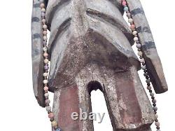 18 Inch Vintage Primitive Handmade Wood Skeleton South American Folk Art