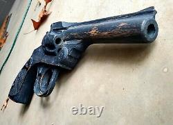 1910-20s FOLK ART CARVED SMITH & WESSON PISTOL DISPLAY PIECE TRADE SIGN