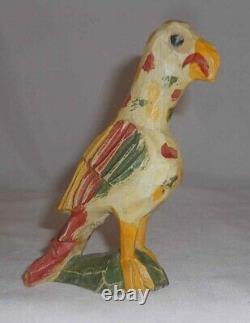 1991 Hand Carved Painted Wood Folk Art Schimmel Style Eaglet By Jonathan Bastian