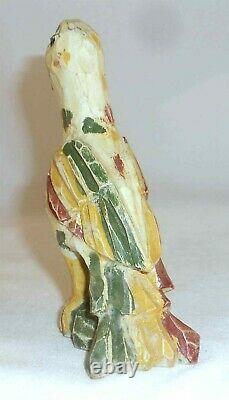 1991 Hand Carved Painted Wood Folk Art Schimmel Style Eaglet By Jonathan Bastian