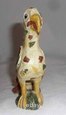 1991 Hand Carved Painted Wood Folk Art Schimmel Style Eaglet By Jonathan Bastian