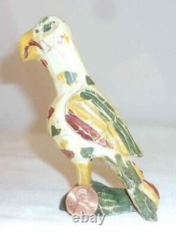 1991 Hand Carved Painted Wood Folk Art Schimmel Style Eaglet By Jonathan Bastian