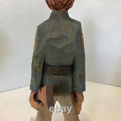 1992 Johnney Reb Roland Vicksburg MS Wooden Hand Carved Union Soldier Folk Art