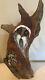 1994 Jack Leslin Hand Carved Driftwood Nature Spirit Folk Art Whimsical Santa