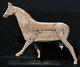 19th Century Folk Art Painted Carved Wood Full Bodied Running Horse Weathervane