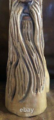 20 Cypress Knee Wood Spirit Gnome Old Man Hand Carved By Nc Artist J. D. Price