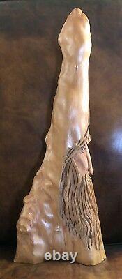 20 Cypress Knee Wood Spirit Gnome Old Man Hand Carved By Nc Artist J. D. Price