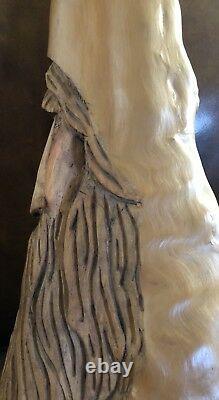 20 Cypress Knee Wood Spirit Gnome Old Man Hand Carved By Nc Artist J. D. Price