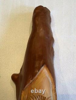 22 Cypress Knee Wood Spirit Leprechaun Elf Hand Carved By Nc Artist J. D. Price