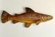 28 Brown Trout Wall Mount Fish Folk Art Hand Carved Lake Cabin By M. T. Haakon