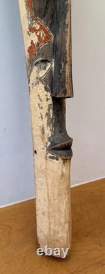 40 Antique African Gabon NGIL Tribal Folk Art Carved Wood Fang Mask Sculpture