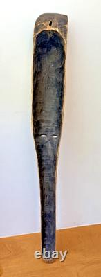 40 Antique African Gabon NGIL Tribal Folk Art Carved Wood Fang Mask Sculpture