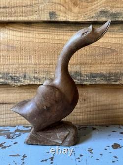 5 Pc North Carolina Folk Art Hand Carved Figurines Brasstown Campbell School