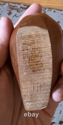 5 Pc North Carolina Folk Art Hand Carved Figurines Brasstown Campbell School