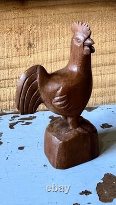 5 Pc North Carolina Folk Art Hand Carved Figurines Brasstown Campbell School