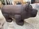 90s Palecek From Folk Art Collection Original Wood Carved Bear Storage Box Rare
