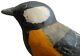 Aafa Early 1900s Folk Art Country Primitive Americana Wood Hand Carved Bird