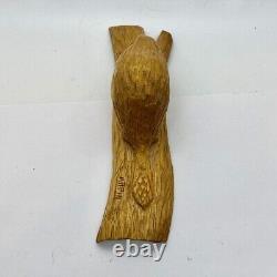 Adrien Arpin Folk Art Beaver Wood Carving Quebec