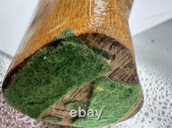 African Folk Art Hand Carved Wooden Bust Statue Totem VTG Unique Solid Wood