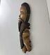 African Folk Art Man Woman Wood Hand Carved Wall Hanging Sculpture Decor