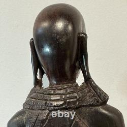 African Tribal Woman Wood Sculpture Hand Carved Statue Figurine
