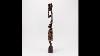 African Wooden Doll Vintage Carved Folk Art Statue Tribal Figurine Home Decor Home Creative