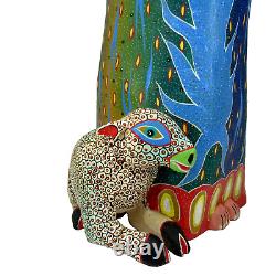 Alebrijes Mexican Folk Art carved wood ANGEL Elvis Castillo Oaxaca LARGE 17