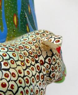 Alebrijes Mexican Folk Art carved wood ANGEL Elvis Castillo Oaxaca LARGE 17