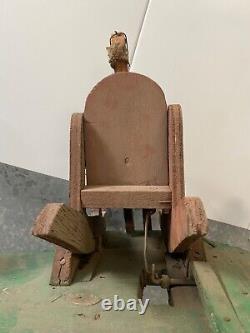 Amazing RARE Antique 19th c. American Folk Art Wood Whirligig Sculpture, WOW