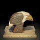 American Bald Eagle Wood Carving Folk Art Home Decor