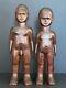 Ancestor Figures (vintage, 20th Century) Wooden Folk Art Sold As Pair