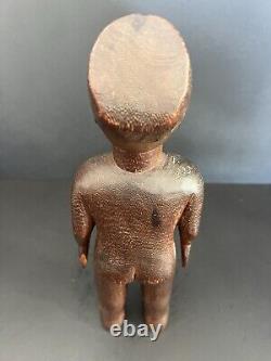 Ancestor Figures (Vintage, 20th Century) Wooden Folk Art Sold as Pair