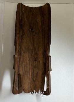 Ancient Style African Folk Art Carved Wood Mask 40cm Tribal Decor