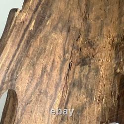 Ancient Style African Folk Art Carved Wood Mask 40cm Tribal Decor