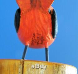 Anthony Hillman Baltimore Oriole Songbird decoy shorebird duck Cape May folk art