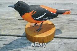 Anthony Hillman Baltimore Oriole Songbird decoy shorebird duck Cape May folk art