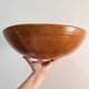 Antique 120+ Year Old Hand-carved Wooden Dough Bowl 15.5 Primitive Farmhouse