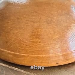 Antique 120+ Year Old Hand-Carved Wooden Dough Bowl 15.5 Primitive Farmhouse