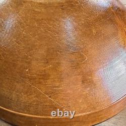 Antique 120+ Year Old Hand-Carved Wooden Dough Bowl 15.5 Primitive Farmhouse