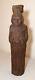 Antique 1800s Hand Carved Wood Folk Art Friar Figural Statue Sculpture Religious