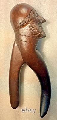 Antique Black Forest SWISS Carved Wooden NUTCRACKER 7.5 Sailor Geneva