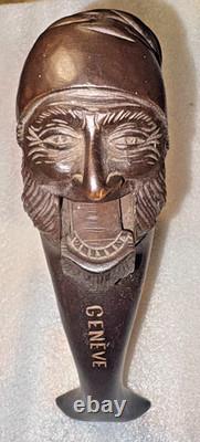 Antique Black Forest SWISS Carved Wooden NUTCRACKER 7.5 Sailor Geneva